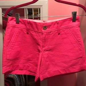 Lilly Pulitzer Pink Callahan Shorts 00